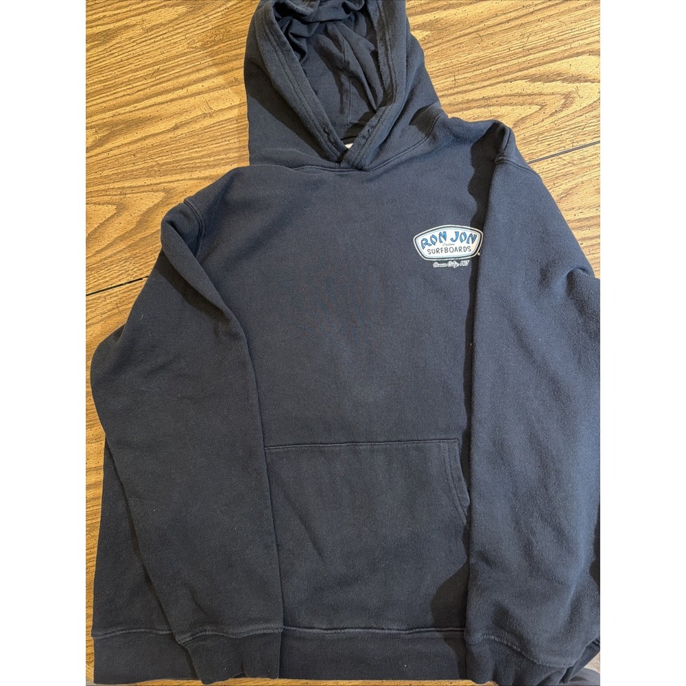 Ron Jon Surfboards Ocean City NJ Hoodie Mens XL Black Pullover Sweatshirt